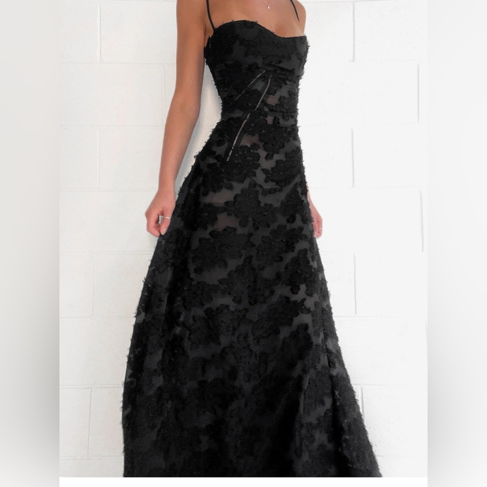 Black Halter Maxi Gown for Prom
